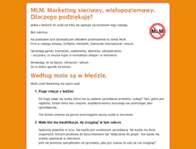 Tablet Screenshot of mlm-podziekuje.numi.biz